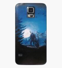 Geralt from the Witcher 3! Blue night, acrilyc painting Case/Skin for Samsung Galaxy