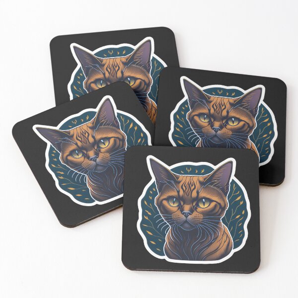 Item preview, Burmese cat (Sticker and Print Out) designed and sold by Sir Elgin Ortiz.