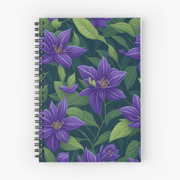 Artikelvorschau, Digitale Kunst einer lila Jasminblüte entworfen und verkauft von EarthlyLiving.