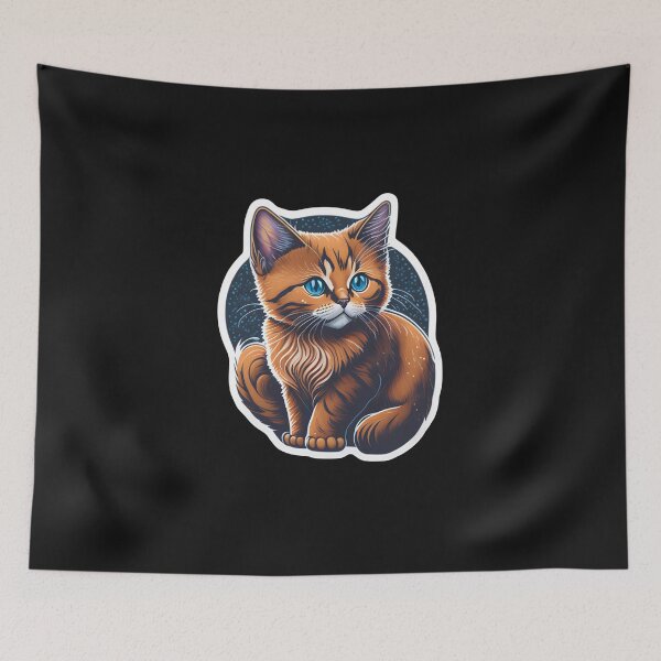Item preview, Burmese cat (Sticker and Print Out) designed and sold by Sir Elgin Ortiz.
