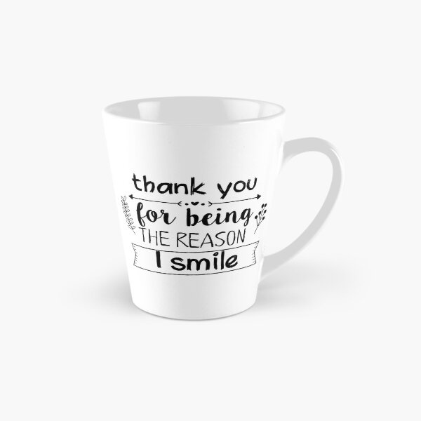Item preview, Thank you for being the reason I smile Romantic quote Love valentine typography designed and sold by vanessavolk.
