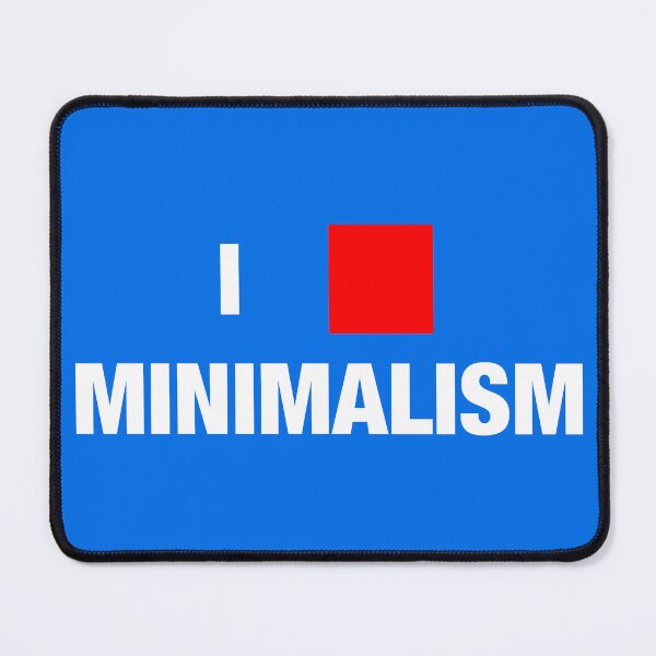 Item preview, I love Minimalism 2 designed and sold by Justin Nissley Art.