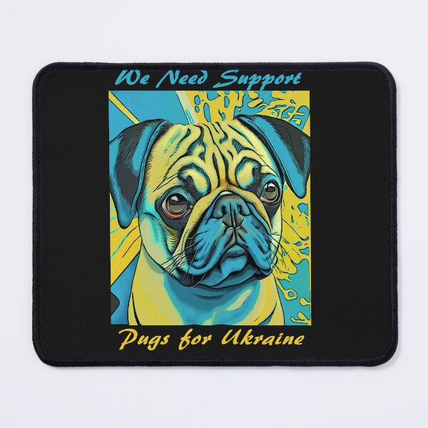 Item preview, Pugs for Ukraine 3 designed and sold by RedBluffTraders.