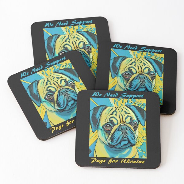 Item preview, Pugs for Ukraine 3 designed and sold by RedBluffTraders.