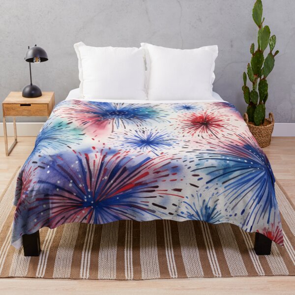 Item preview, 4th of July, USA Fireworks Patriotic Design designed and sold by miraclestudio.