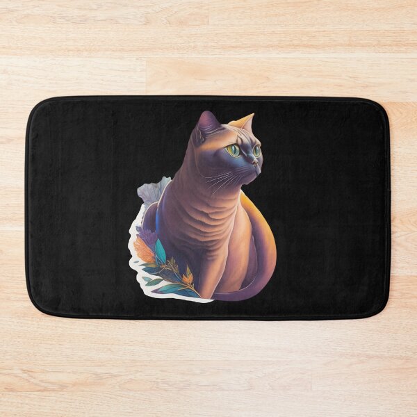 Item preview, Burmese cat (Sticker and Print Out) designed and sold by Sir Elgin Ortiz.