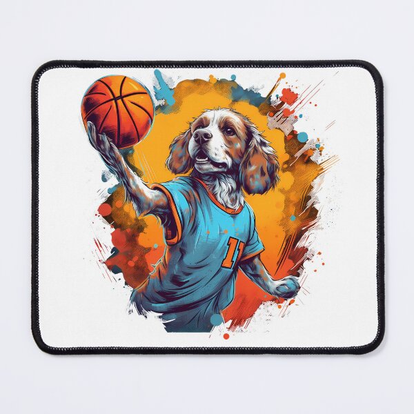 Item preview, Dog is playing basketball designed and sold by YPSimon.