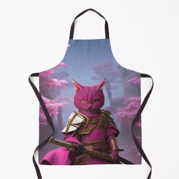 Item preview, Pink Cat Samurai designed and sold by Monicaedwards.
