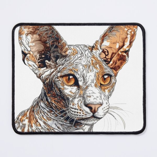 Item preview, Cornish Rex Cat Breed Photo Prints - Cute and Playful feline Reproduction by designed and sold by DooodleGod.