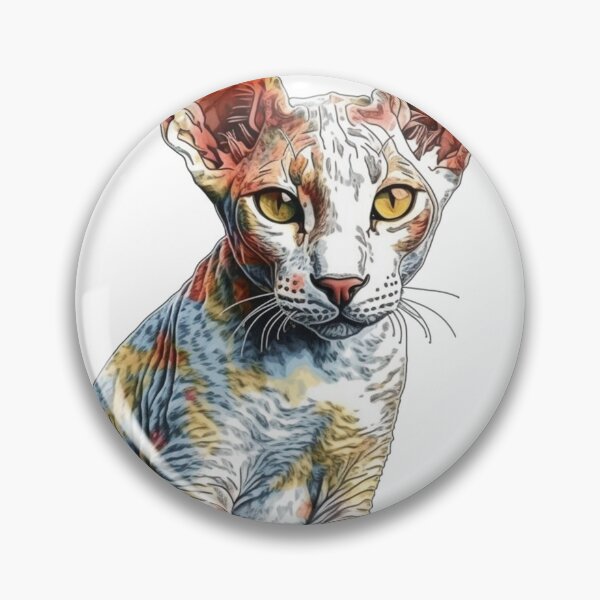 Artikelvorschau, Rex Print: Realistic & Unique Feline Design by Cornish Rex entworfen und verkauft von DooodleGod.