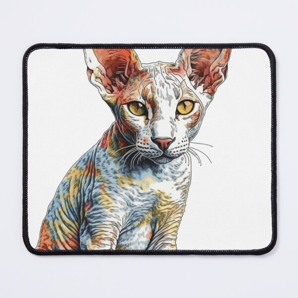 Item preview, Rex Print: Realistic & Unique Feline Design by Cornish Rex designed and sold by DooodleGod.