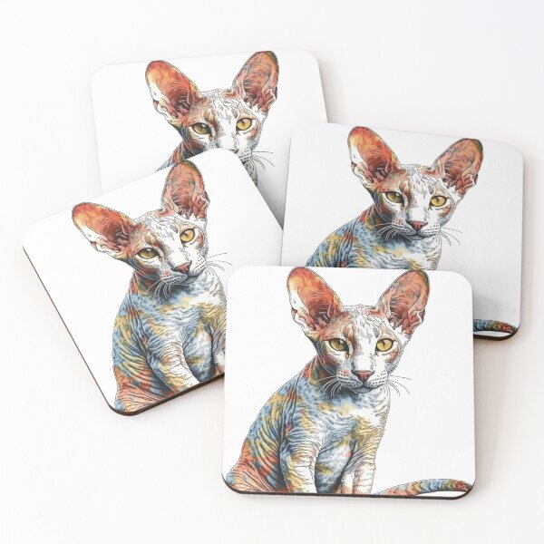 Item preview, Rex Print: Realistic & Unique Feline Design by Cornish Rex designed and sold by DooodleGod.