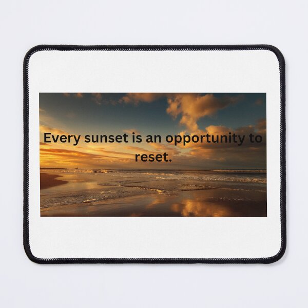 Item preview, Sunset Serenity: A Beach's Eternal Reset designed and sold by Holistic Habit Hub.
