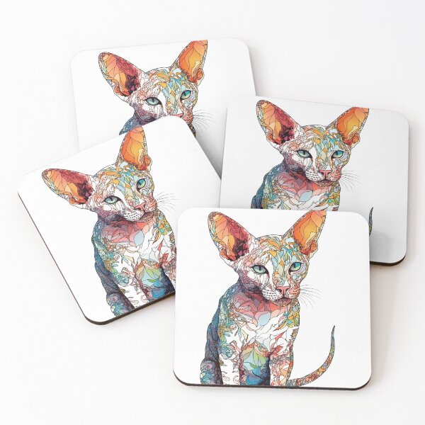 Item preview, Rex Art": Surreal Digital Collages of Cornish Rex Cats for Imaginative Feline Lovers. designed and sold by DooodleGod.