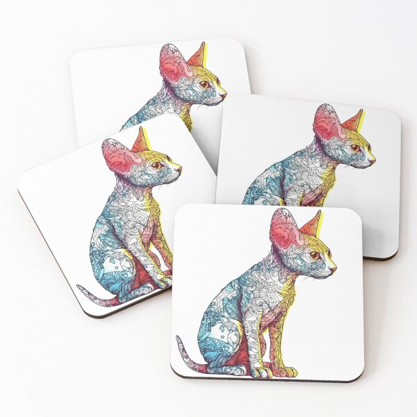 Item preview, Cornish Rex: Surreal Digital Art on Enchanting designed and sold by DooodleGod.
