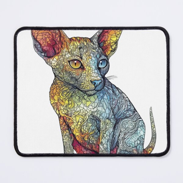 Item preview, Elegant & Humorous Devon Rex Cat Design for Feline Lovers designed and sold by DooodleGod.