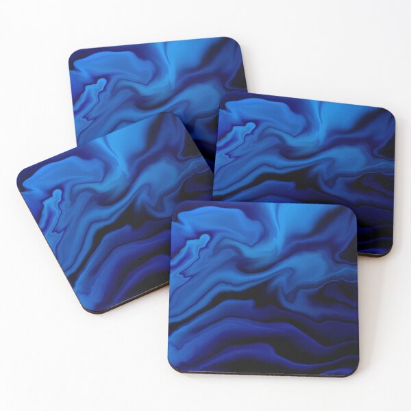 Item preview, Premium Luxury Dark Blue Marbling designed and sold by TwinsStudio.