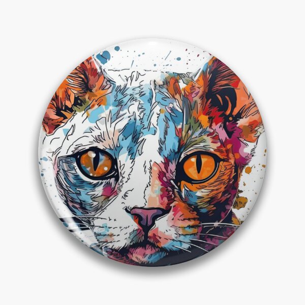 Item preview, Abstracts: Chic Feline Art for Trendy Cat Lovers - Devon Rex Painting in Silhouette designed and sold by DooodleGod.