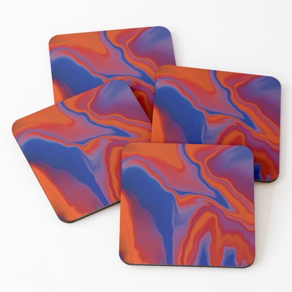 Item preview, Premium Luxury Red Blue Marbling  designed and sold by TwinsStudio.
