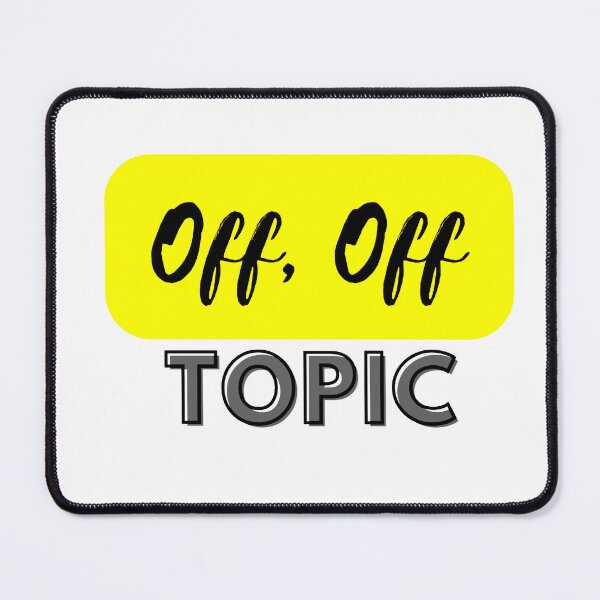 Item preview, Off Off Topic Stickers designed and sold by LavanderChiyou.