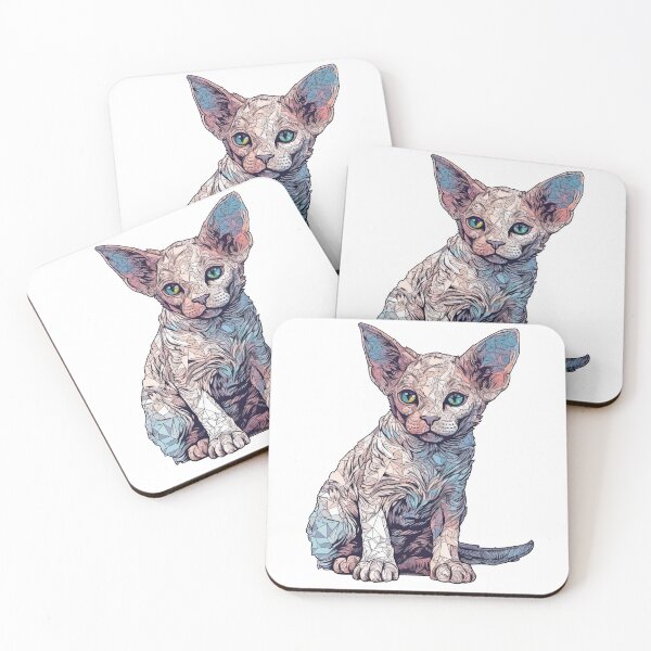 Item preview, Devon Rex Designs - Humorous and Creative Cat designed and sold by DooodleGod.