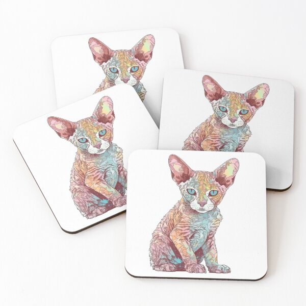 Item preview, Devon Rex Designs - Humorous and Creative Cat designed and sold by DooodleGod.