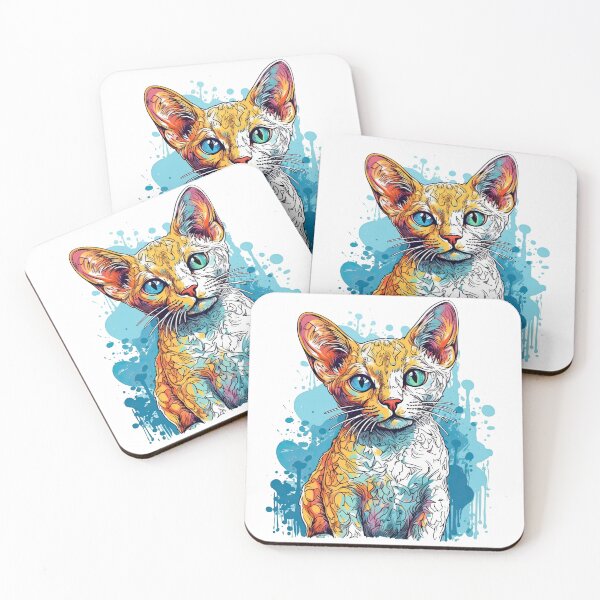 Item preview, Devon Rex Haven: Artwork for Cat Admirers in Love with Quirky Breeds designed and sold by DooodleGod.