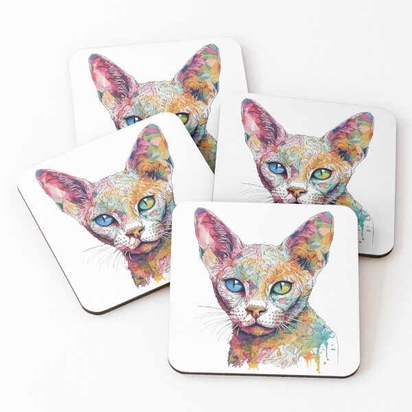 Item preview, Devon Rex Breed Cat Accessories: Unique & Hypoallergenic Designs for Your Loyal designed and sold by DooodleGod.
