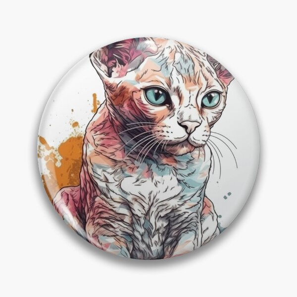 Item preview, Curly Devon Rex Design Play Climbing Whiskers - Feline Friendly, Loyal and Adventurous designed and sold by DooodleGod.