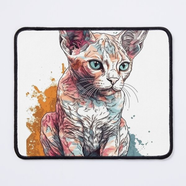 Item preview, Curly Devon Rex Design Play Climbing Whiskers - Feline Friendly, Loyal and Adventurous designed and sold by DooodleGod.
