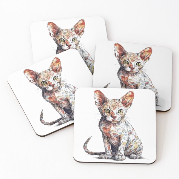 Item preview, Devon Rex Designs - Purrfectly Agile Cat Breed Graphic Tees designed and sold by DooodleGod.