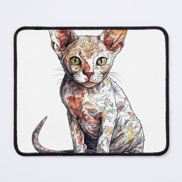 Item preview, Devon Rex Designs - Purrfectly Agile Cat Breed Graphic Tees designed and sold by DooodleGod.