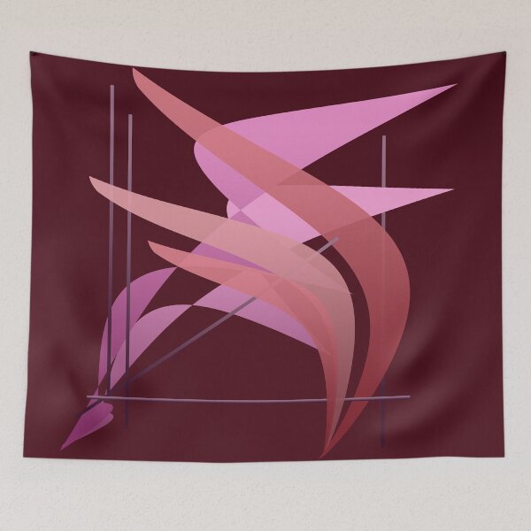 Item preview, Abstract Lilac with movement designed and sold by Laura Greco.