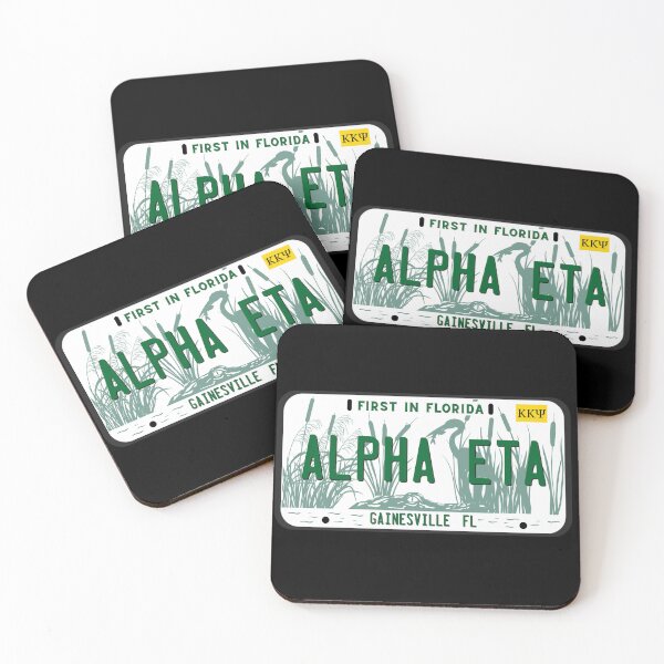 Item preview, Alpha Eta License Plate designed and sold by kkpsiah.