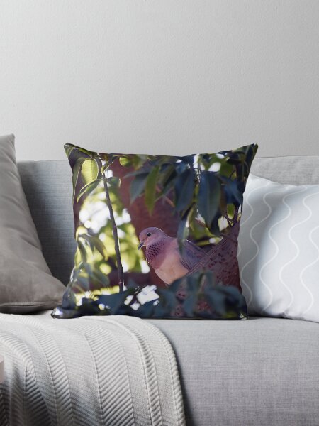 Laughing dove Throw Pillow