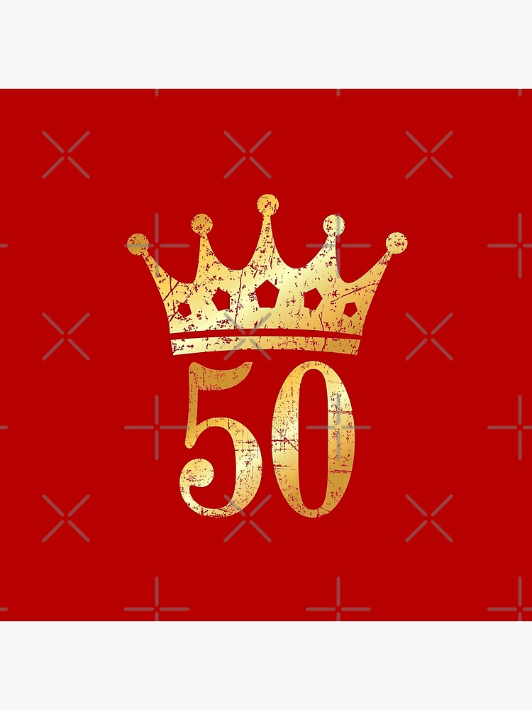 50th birthday crown
