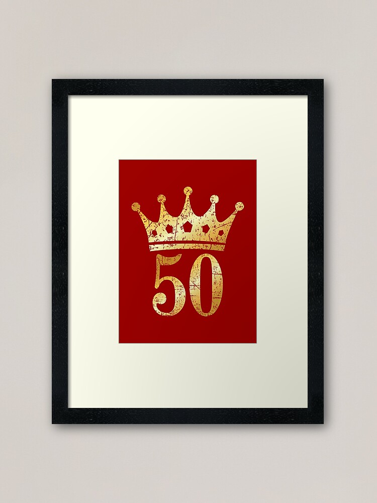 50th birthday crown