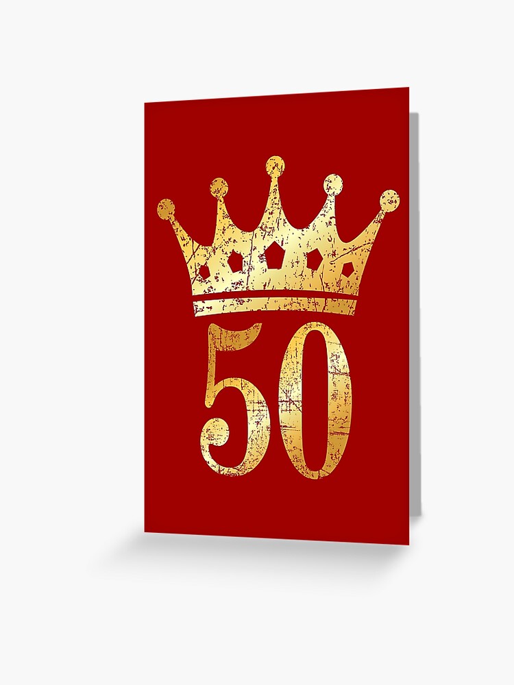 50th birthday crown