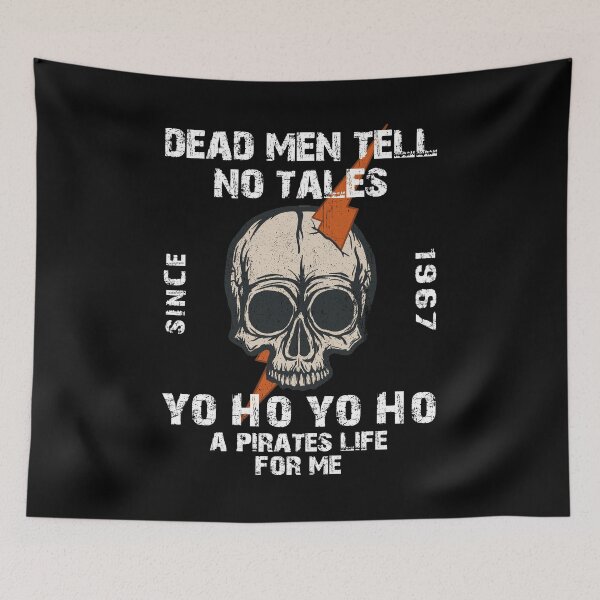 Item preview, Pirates Skull Crossed Swords Dead Men Tell No Tales Halloween designed and sold by DeerEriaz.