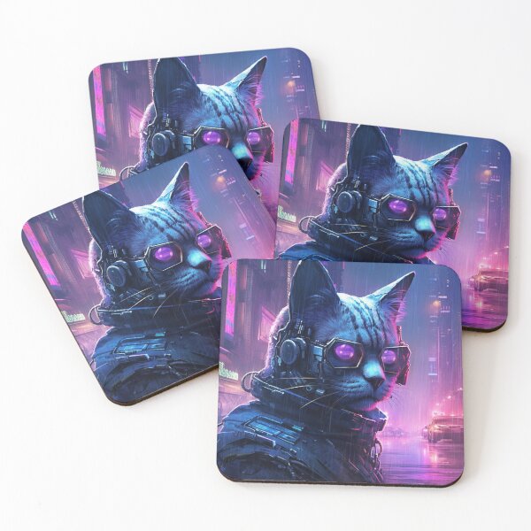 Item preview, Cool Cyberpunk Cat designed and sold by scottevanse.