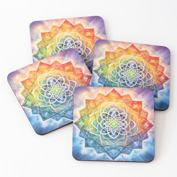 Item preview, Rainbow Mandala designed and sold by MissKosmic's Shop.