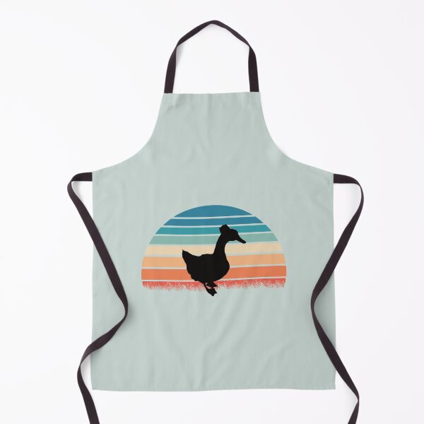 Item preview, Crested duck retro sunset blue designed and sold by ArlacV.
