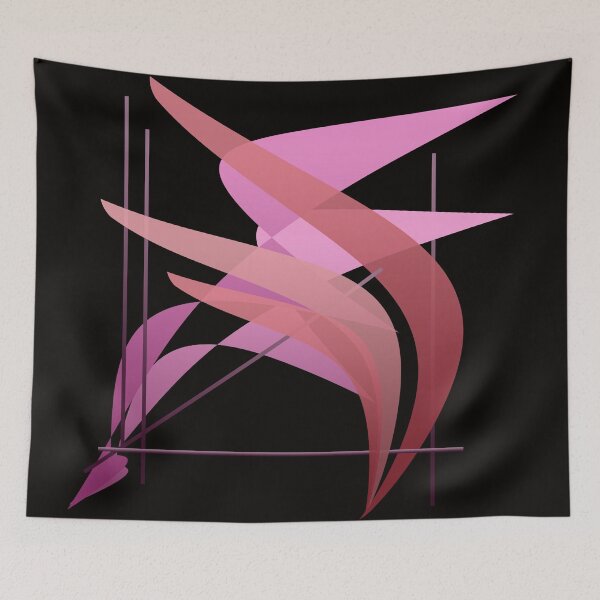 Item preview, Pink and Lilac Abstract form designed and sold by Laura Greco.