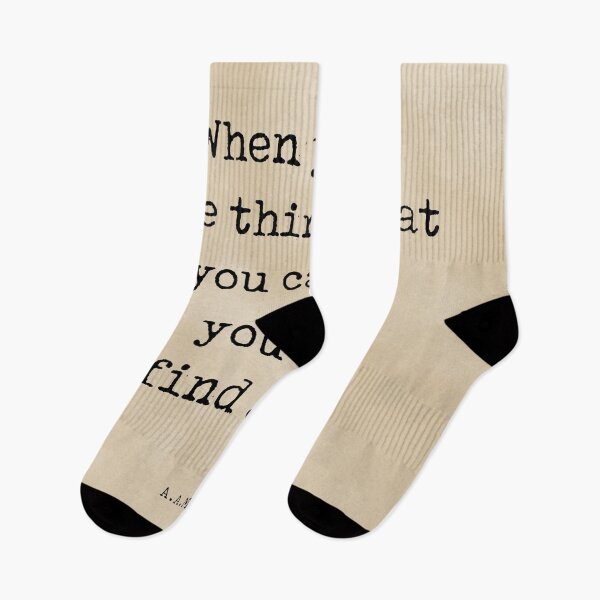 Item preview, A A Milne Quote 08 - You will find a way - Literature - Typewriter Print - Vintage designed and sold by Studio Grafiikka.