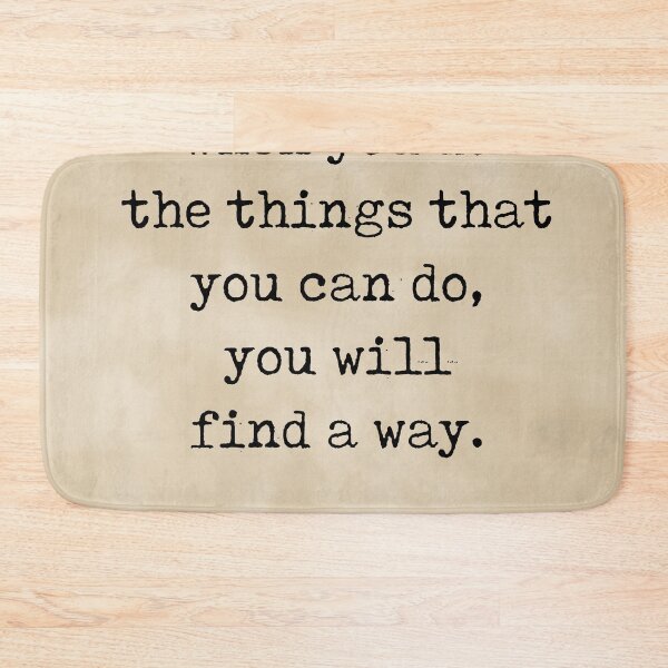 Item preview, A A Milne Quote 08 - You will find a way - Literature - Typewriter Print - Vintage designed and sold by Studio Grafiikka.