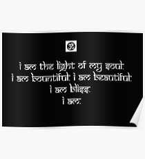 I am the light of my soul Poster