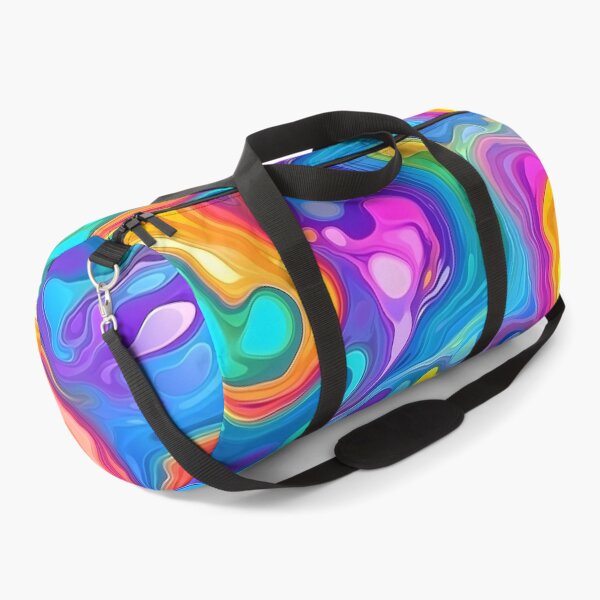 Aperçu de l'œuvre Arc-en-ciel psychédélique coloré créée et vendue par TheMerch-er.