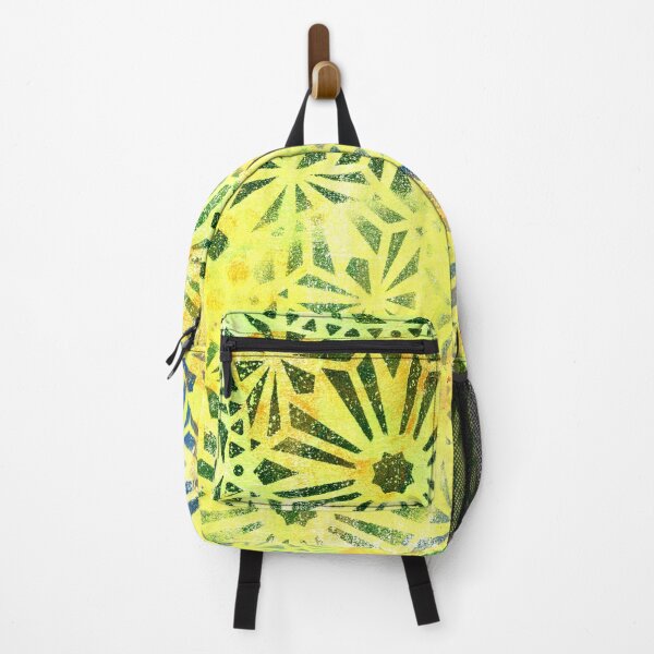 Item preview, Yellow and Green Graphic Flower Print designed and sold by LiszaB.