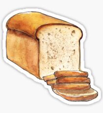 Watercolor bread Sticker