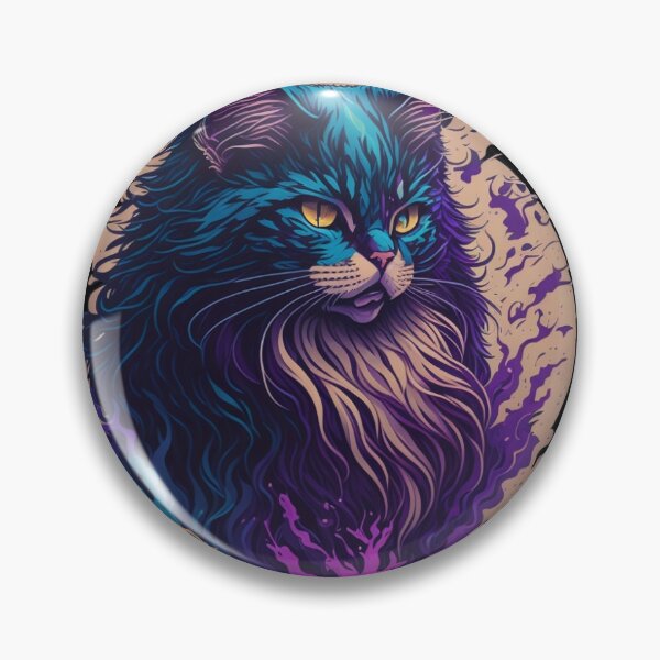 Item preview, Majestic Purple Kitty designed and sold by TheCatCanvas.